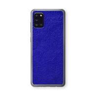 Majorelle Blue: Samsung Galaxy A31 Transparant Hoesje