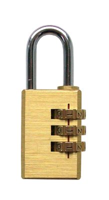 Werkzeyt Hangslot Messing 41.0X5Mm - B34124