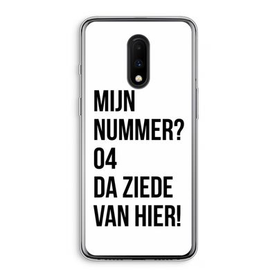 Da ziede van hier: OnePlus 7 Transparant Hoesje