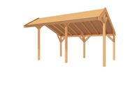YARD Outdoor Kapschuur EASYLINE - 500x300 cm Douglashout - Bouwpakket- Kapschuurdak- - YARD Outdoor YARD Outdoor Kapschuur EASYLINE - 500x300 cm Douglashout - Bouwpakket- Kapschuurdak- - YARD Outdoor