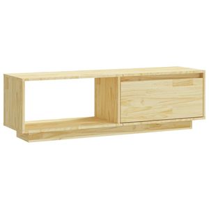 vidaXL Tv-meubel 110x30x33,5 cm massief grenenhout