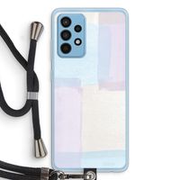 Square pastel: Samsung Galaxy A52 Transparant Hoesje met koord