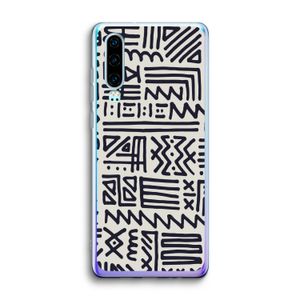 Marrakech print: Huawei P30 Transparant Hoesje