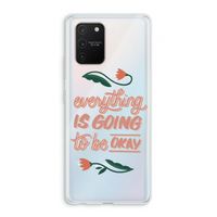 Optimistic flower girl: Samsung Galaxy S10 Lite Transparant Hoesje