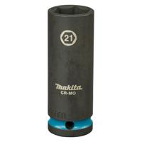 Makita E-16508 Impact Black Krachtdop 1/2" lang | 21 mm