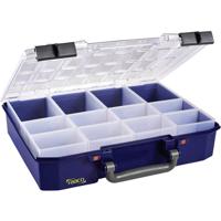 raaco CarryLite 80 4x8-12 Assortimentskoffer (l x b x h) 278 x 337 x 80 mm Aantal vakken: 12 Inhoud 1 stuk(s)
