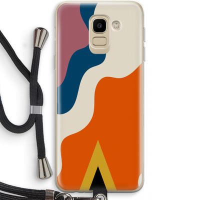 Noor A: Samsung Galaxy J6 (2018) Transparant Hoesje met koord