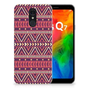 LG Q7 TPU bumper Aztec Paars