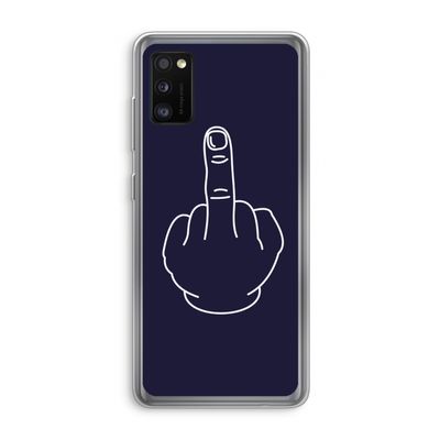 F**k U: Samsung Galaxy A41 Transparant Hoesje