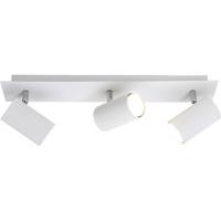 LED Plafondspot Mat Wit Rechthoekig - 3 Lichtbronnen - GU10 Fitting