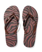 HEMA Damesteenslippers zebra multi (multi)