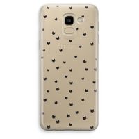 Kleine kattenkopjes: Samsung Galaxy J6 (2018) Transparant Hoesje
