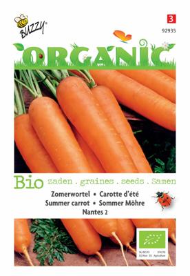 Organic Zomerwortelen Nantes 2 (Skal 14725) - Buzzy
