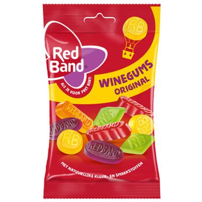 Red Band Red Band - Winegums 120 Gram 12 Stuks