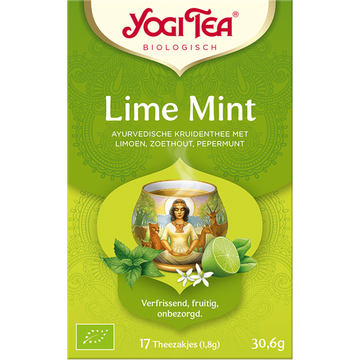 Yogi Tea Biologisch Lime Mint 17 Stuks bij Jumbo