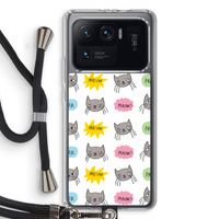 Meow: Xiaomi Mi 11 Ultra Transparant Hoesje met koord