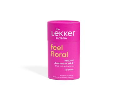 The LEKKER Company Deodorant stick - feel floral - 40 gr