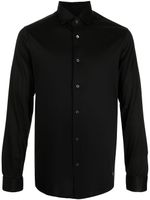 Emporio Armani chemise à boutonnière - Noir