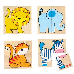 Goki karemo puzzel dieren, 20dlg.