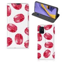 Samsung Galaxy A51 | Flip Style Cover | Pink Macarons