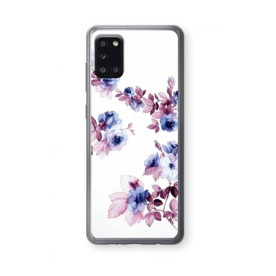 Waterverf bloemen: Samsung Galaxy A31 Transparant Hoesje