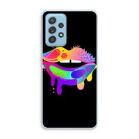 Lip Palette: Samsung Galaxy A73 Transparant Hoesje