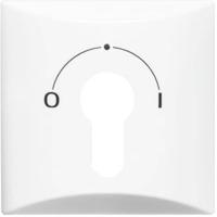 Busch-Jaeger 2CKA001710A1837 Sleutelschakelaar, Sleuteltoets Afdekking Allweather 44 (IP44) Wit, Parel-wit 1 stuk(s)