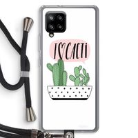 I love cacti: Samsung Galaxy A42 5G Transparant Hoesje met koord