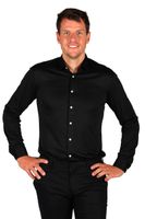 Herenhemd Basic colour zwart