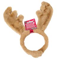 Gerimport Kerst diadeem - rendier gewei - bruin - kinderen