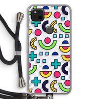 8-bit N°6: Pixel 4a Transparant Hoesje met koord