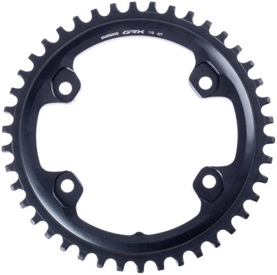 SHIMANO - kettingblad 42t grx fc-rx810 1 x 11 speed - zwart