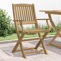 Tuinstoelen 2 st inklapbaar 54x61x88 cm massief acaciahout