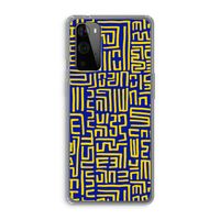 Majorelle Blue Print: OnePlus 9 Pro Transparant Hoesje