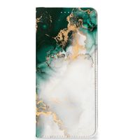 Standcase voor OPPO Reno8 Marmer Groen