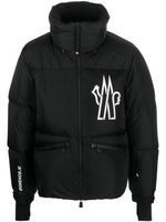 Moncler Grenoble veste de ski Verdons à logo imprimé - Noir - thumbnail