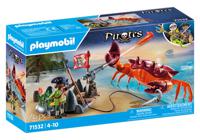 PLAYMOBIL Pirates - Strijd tegen de gigantische krab constructiespeelgoed 71532