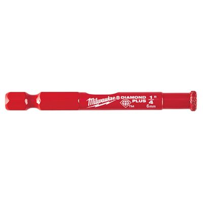Milwaukee diamantboor tbv tegels met bit aansluting 25mm