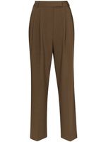 The Frankie Shop pantalon Bea plissé - Marron - thumbnail