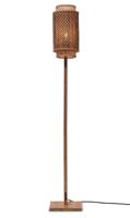 Vloerlamp Bhutan - Bamboe/Zwart - 20x20x145cm