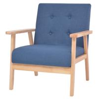 Fauteuil stof blauw Fauteuil stof blauw