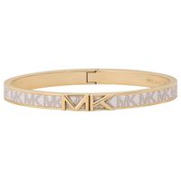 Michael Kors MKJ7831710 Armband Bangle Premium staal goudkleurig-wit 5 x 60 mm - thumbnail