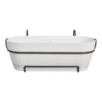 Elho Vibia Campana balkonbak Allin1 50 cm zijde wit