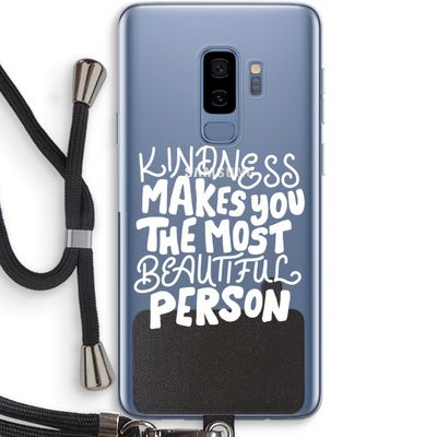 The prettiest: Samsung Galaxy S9 Plus Transparant Hoesje met koord