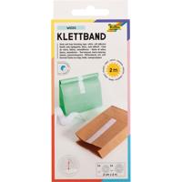 Klittenband folia 20mmx2m wit | 10 stuks
