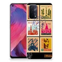 OPPO A93 5G | Silliconen Back Cover | Postzegels