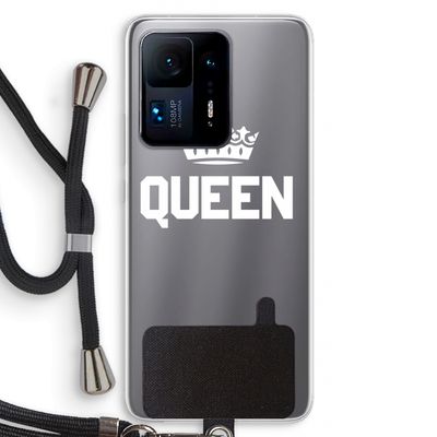 Queen zwart: Xiaomi Mi Mix 4 Transparant Hoesje met koord