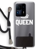 Queen zwart: Xiaomi Mi Mix 4 Transparant Hoesje met koord