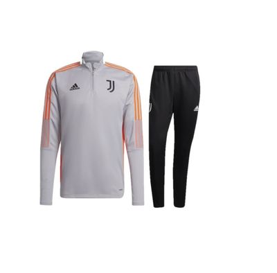 Juventus Trainingspak Senior 2021/2022 - Maat M - Kleur: Grijs | Soccerfanshop