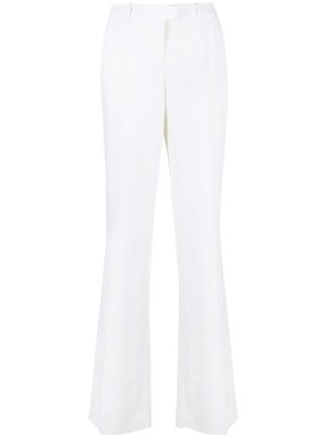 ETRO pantalon de tailleur à plis marqués - Blanc